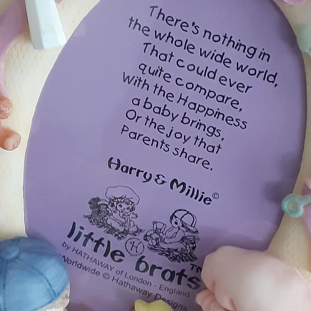 Harry & Millie Little Brats by Hathaway Picture Frame -like new